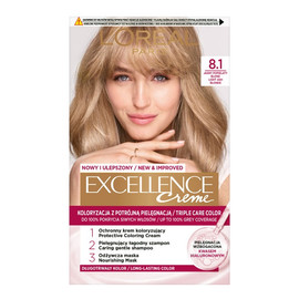 Excellence creme farba do włosów 8.1 jasny popielaty blond