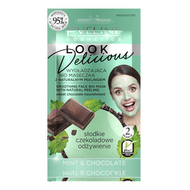 Wygładzająca Bio Maseczka z naturalnym peelingiem - Mint & Chocolate