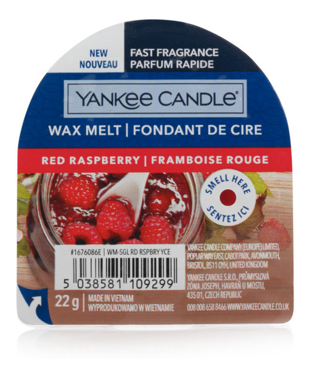 Wax melt wosk zapachowy red raspberry
