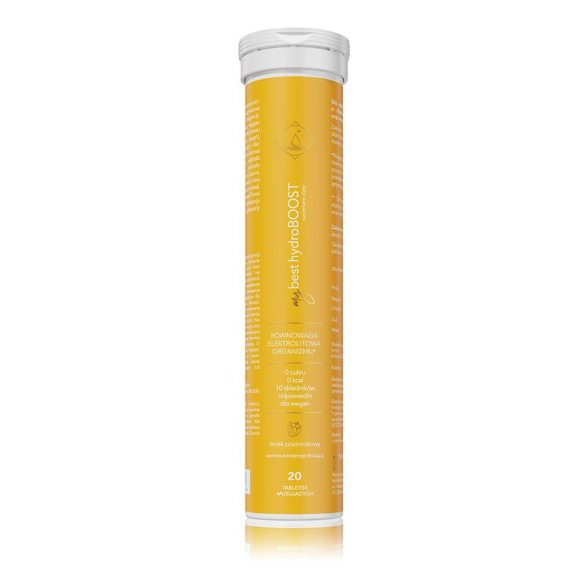 MyBestPharm MyBestHydroBoost Suplement diety w formie tabletek Poziomka