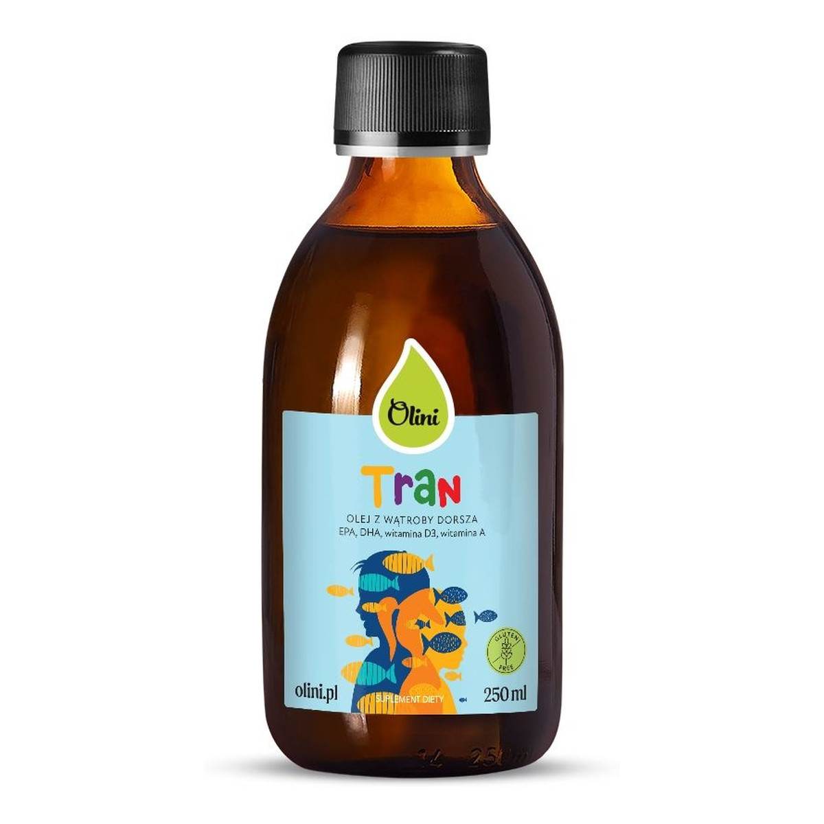 Olini Tran dla dzieci z witaminą A i D oraz omega-3 250ml