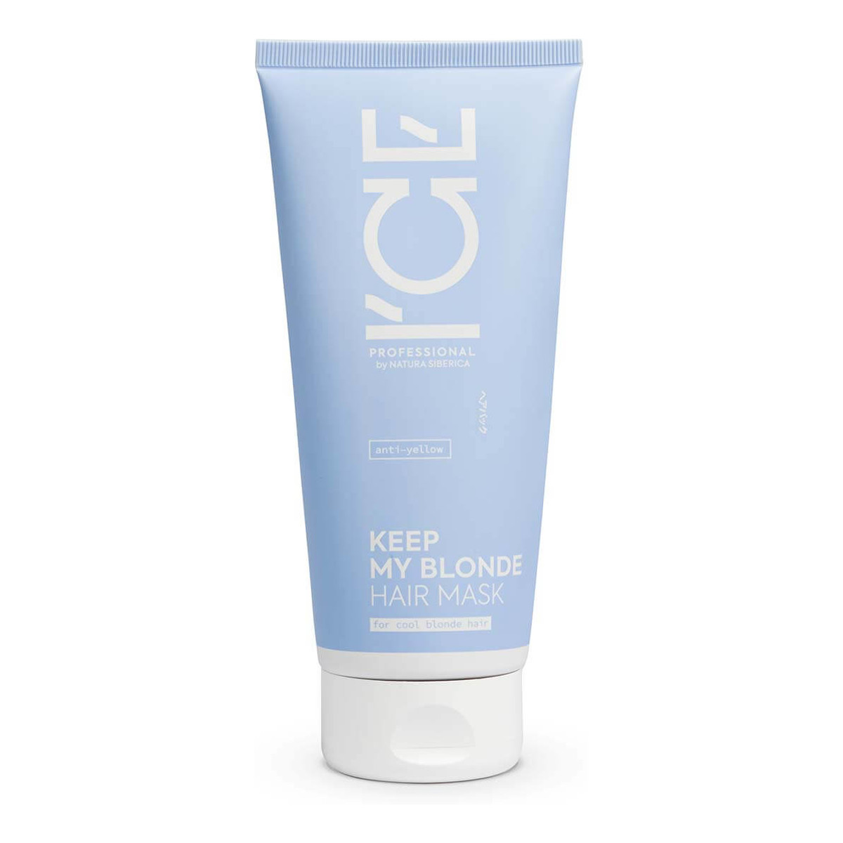 Natura Siberica Ice Professional Keep My Blonde Wegańska maska do włosów farbowanych tonowanych lub rozjaśnianych na chłodny blond 200ml