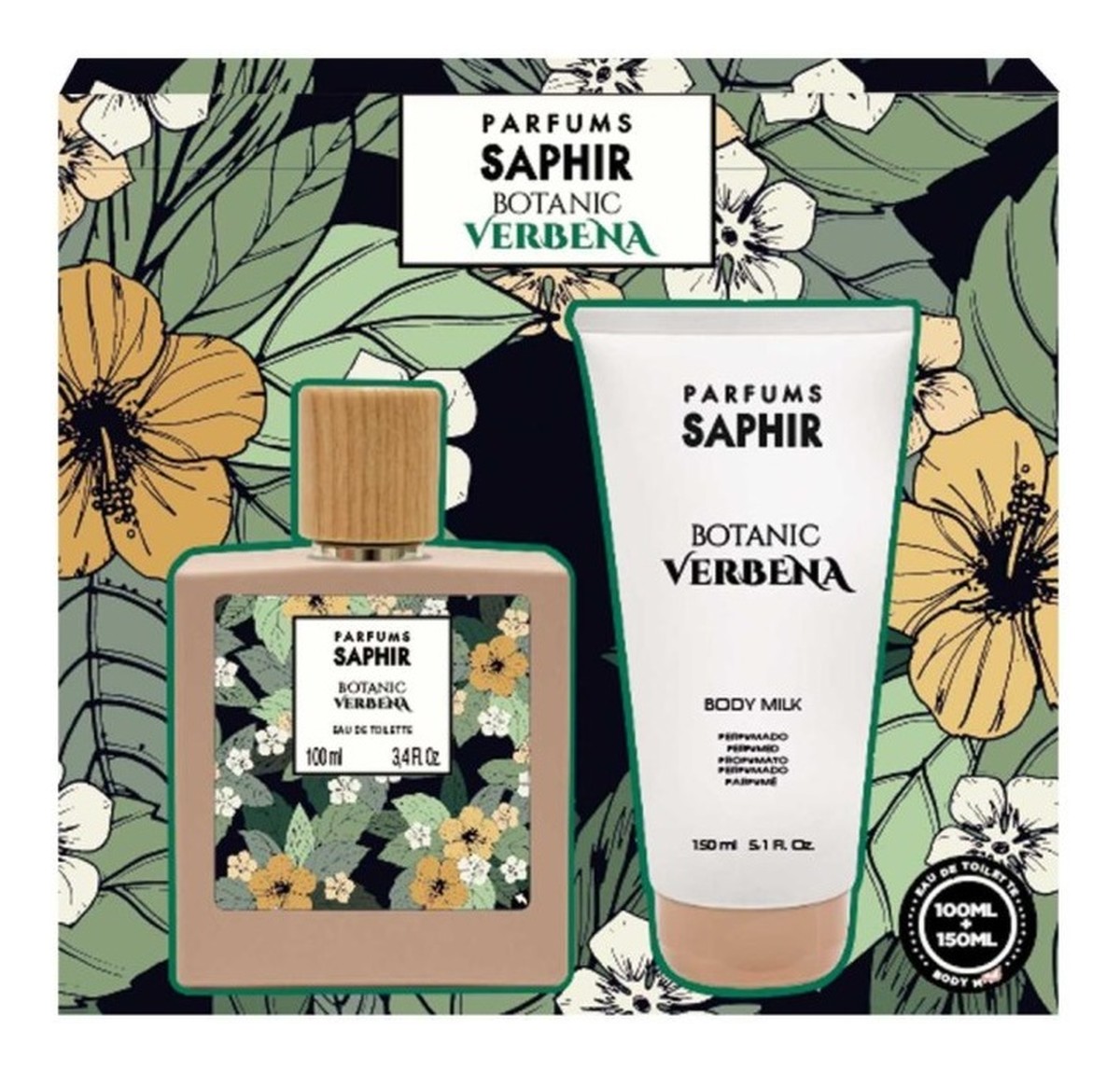 Verbena zestaw woda toaletowa spray 100ml + mleczko do ciała 150ml