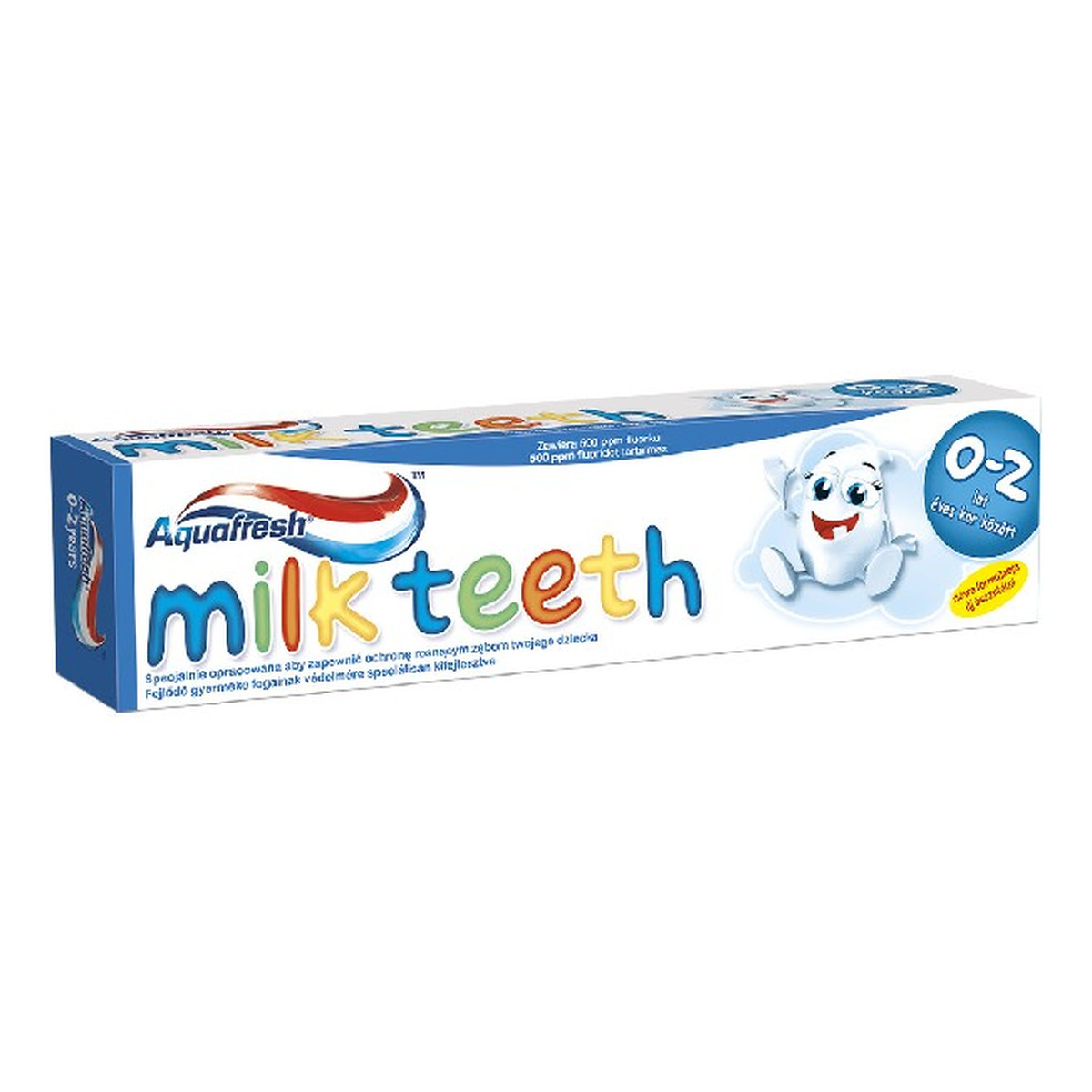 Aquafresh Milk Teeth Pasta Do Zębów 0 - 2 Lat 50ml