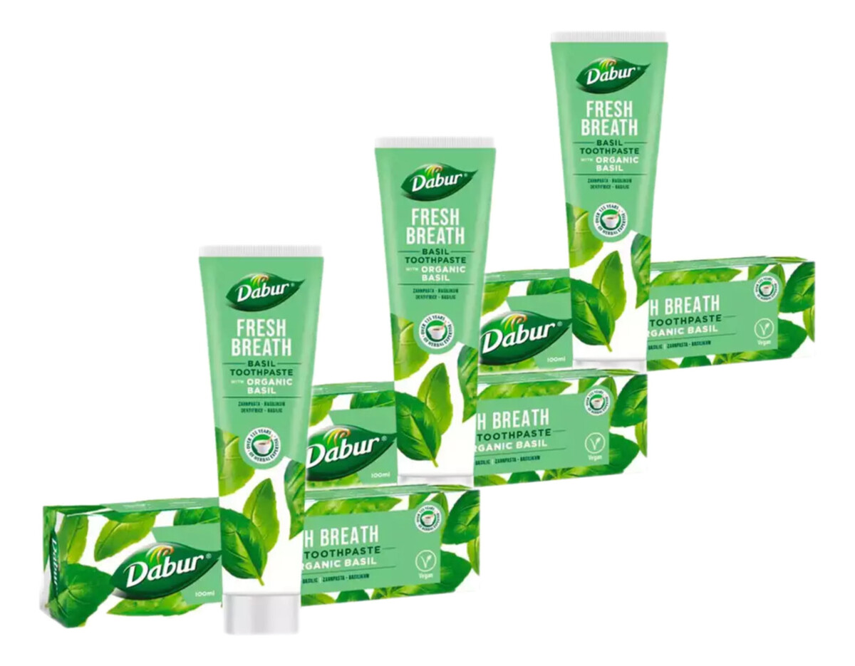 Pasta Do Zębów Z Bazylią Tulsi 3x100ml