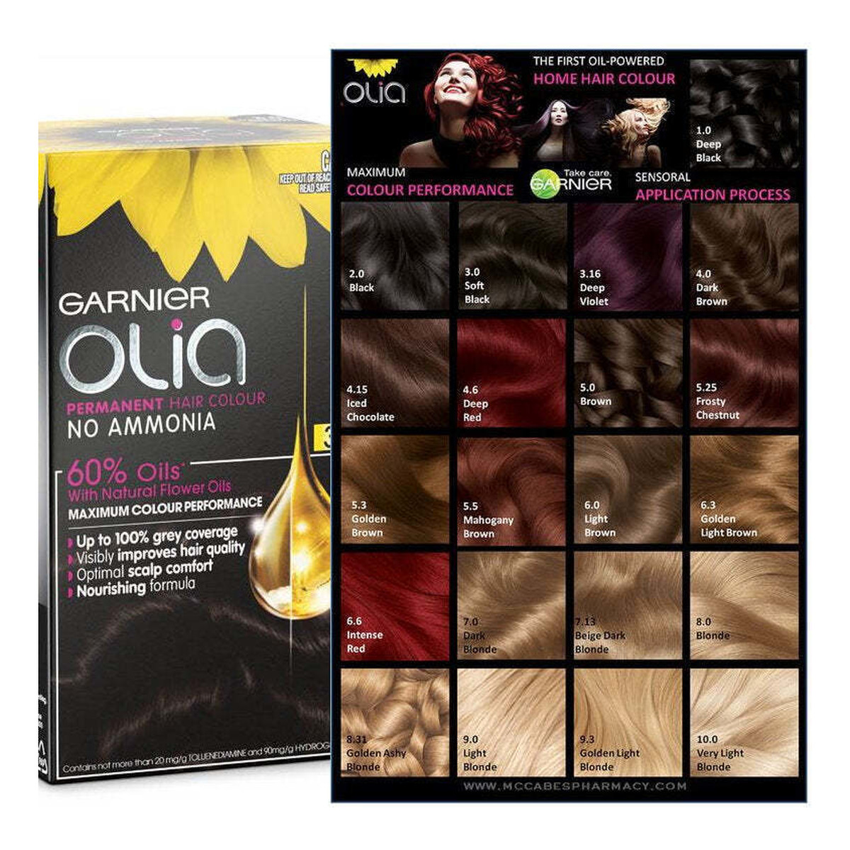 Garnier Olia farba do włosów Beige Dark Blond 7.13x2szt.