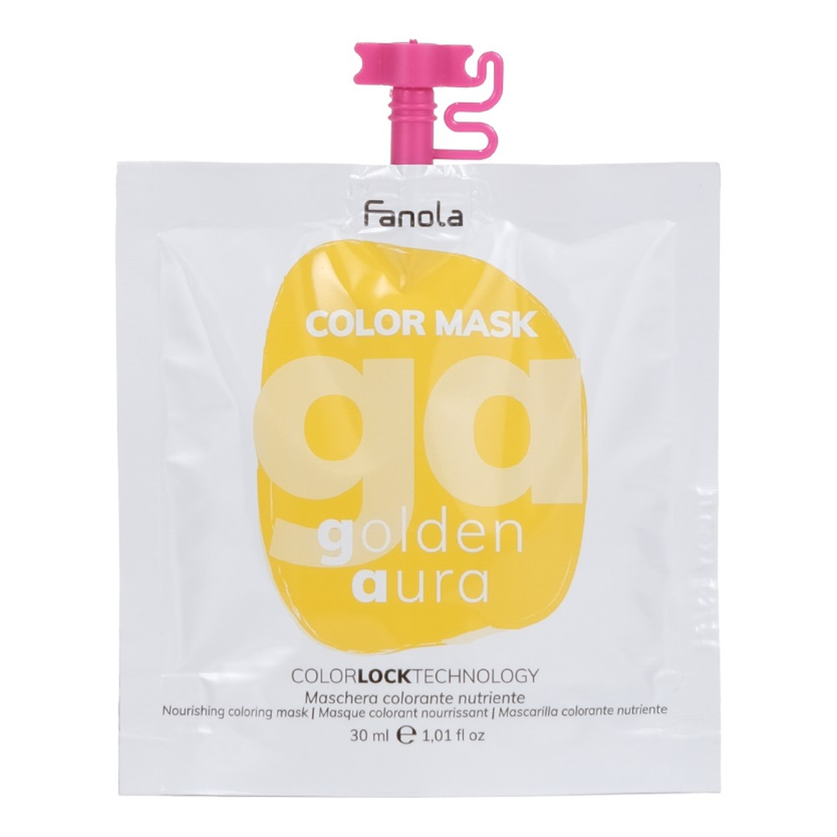 Fanola Color mask maska koloryzująca do włosów golden aura 30ml