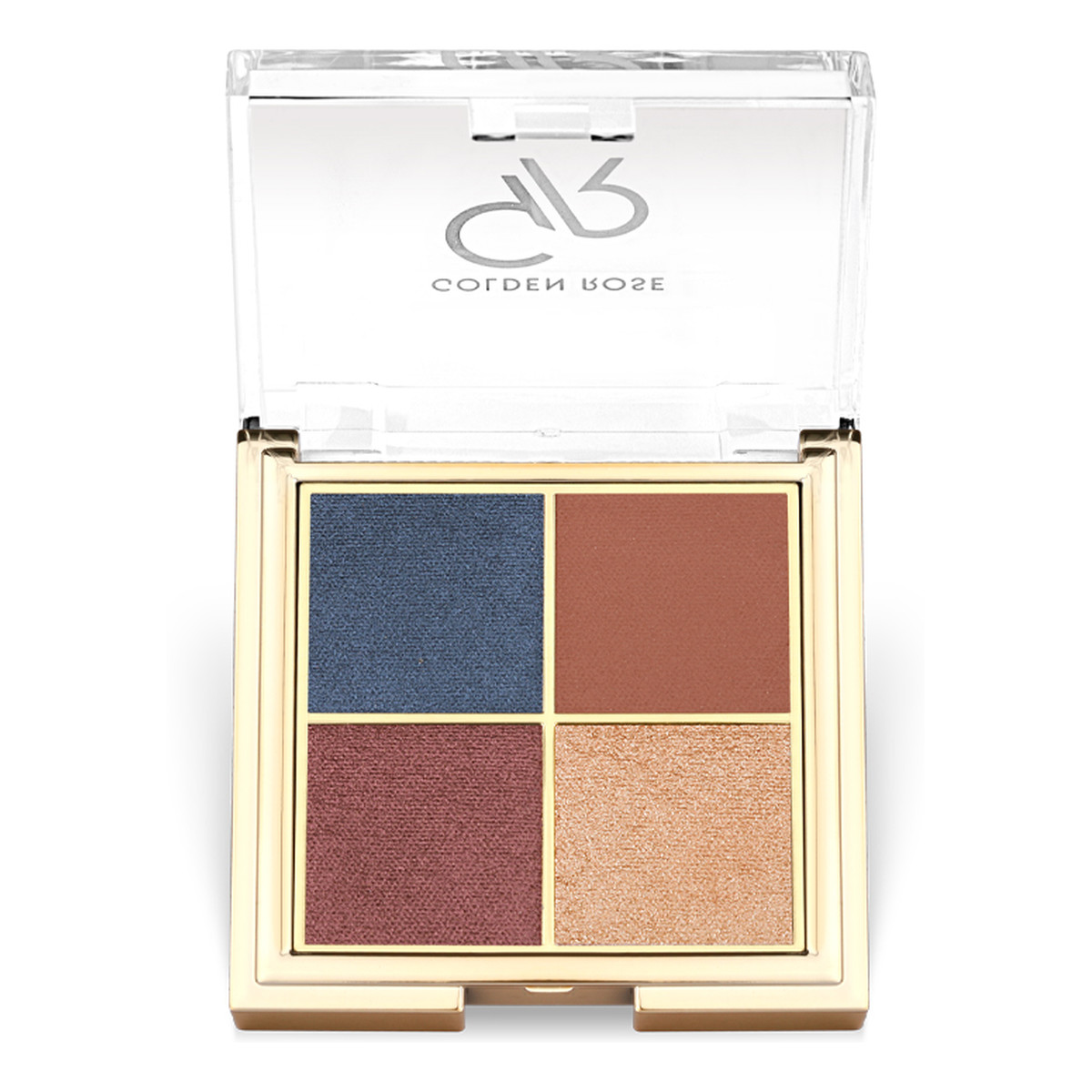 Golden Rose Quattro Eyeshadow Palette Paleta cieni do powiek poczwórna 9g