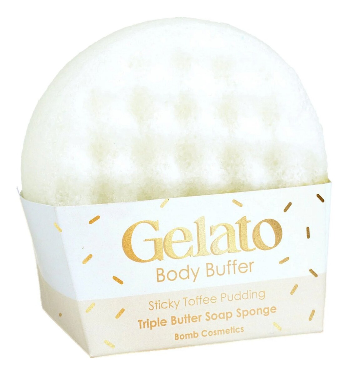 Gelato body buffer gąbka do mycia ciała sticky toffee pudding