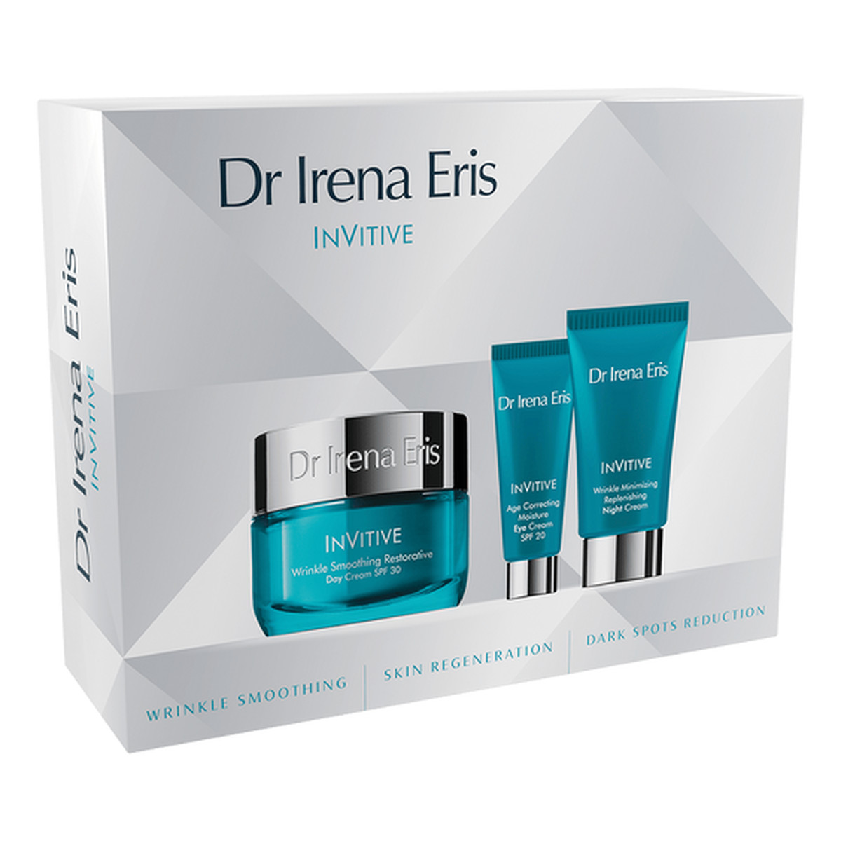 Dr Irena Eris Invitive Zestaw kosmetyków pielęgnacyjnych twarz 50 ml + 30 ml + 11 ml