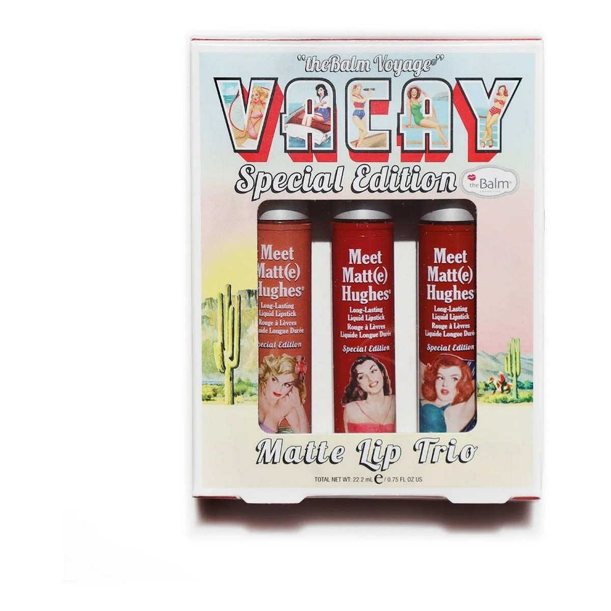 the Balm Zestaw Vacay Special Edition Matte Lip Trio Matowa pomadka do ust 3szt