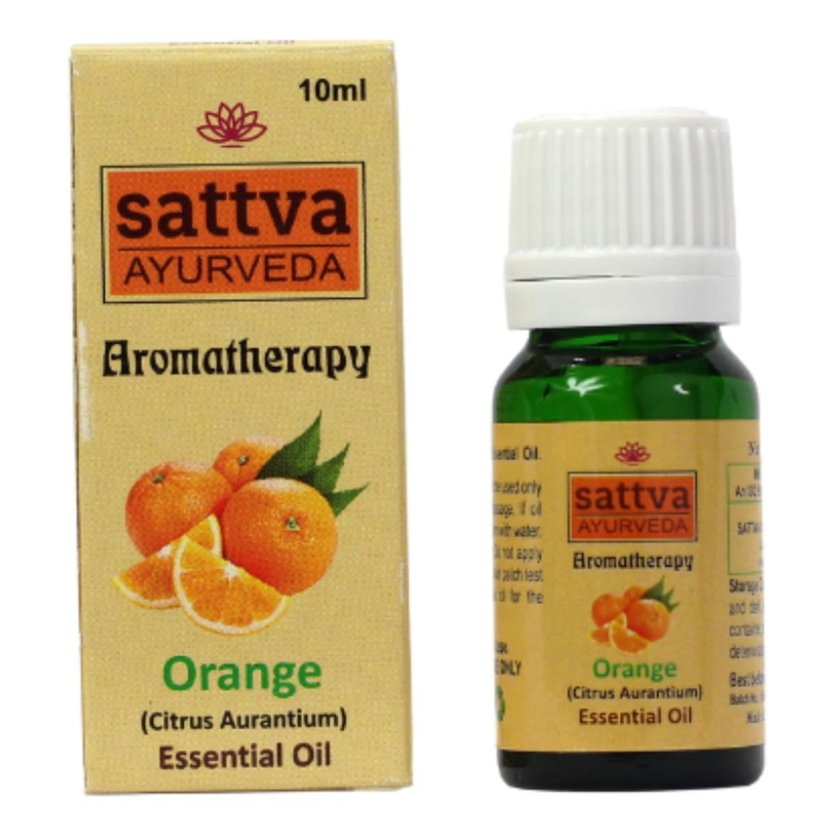Sattva Aromatherapy Essential Oil Olejek eteryczny orange 10ml