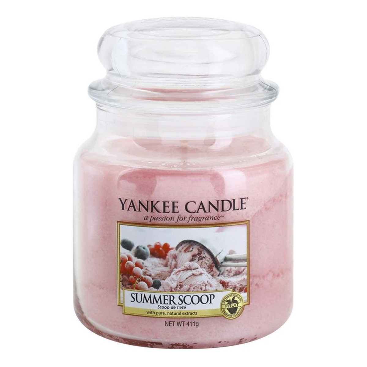 Yankee Candle Med Jar średnia świeczka zapachowa Summer Scoop 411g