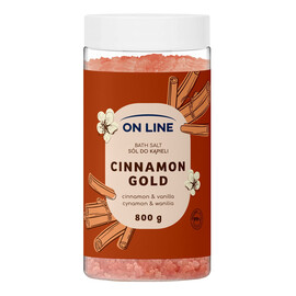 Sól do kąpieli Cinnamon Gold