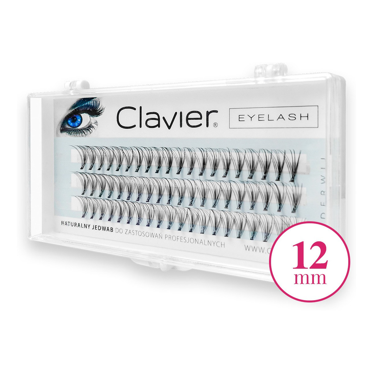 Clavier Eyelash kępki rzęs 12mm