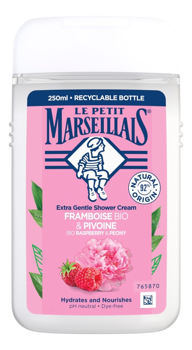 Żel pod prysznic malina & piwonia
