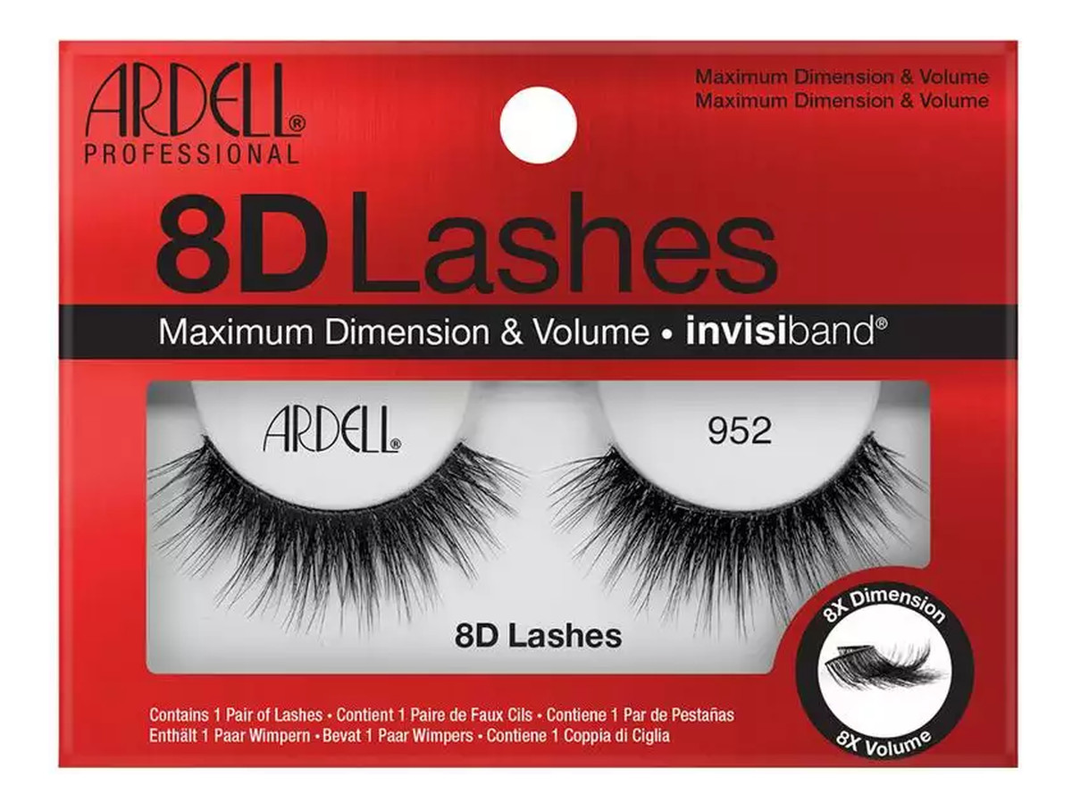 8D Lashes Invisiband Sztuczne rzęsy na pasku 952