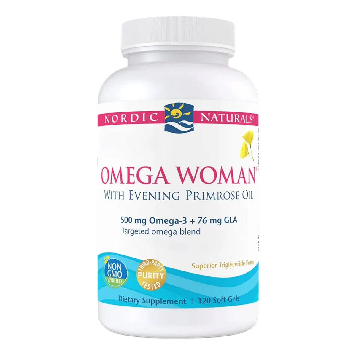 Nordic Naturals Omega woman suplement diety dla kobiet 120 kapsułek