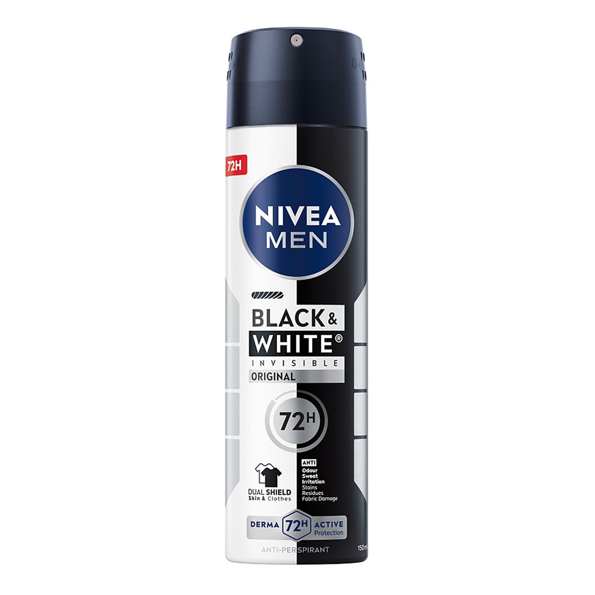 Nivea Men Black & White Invisible Original antyperspirant spray 150ml