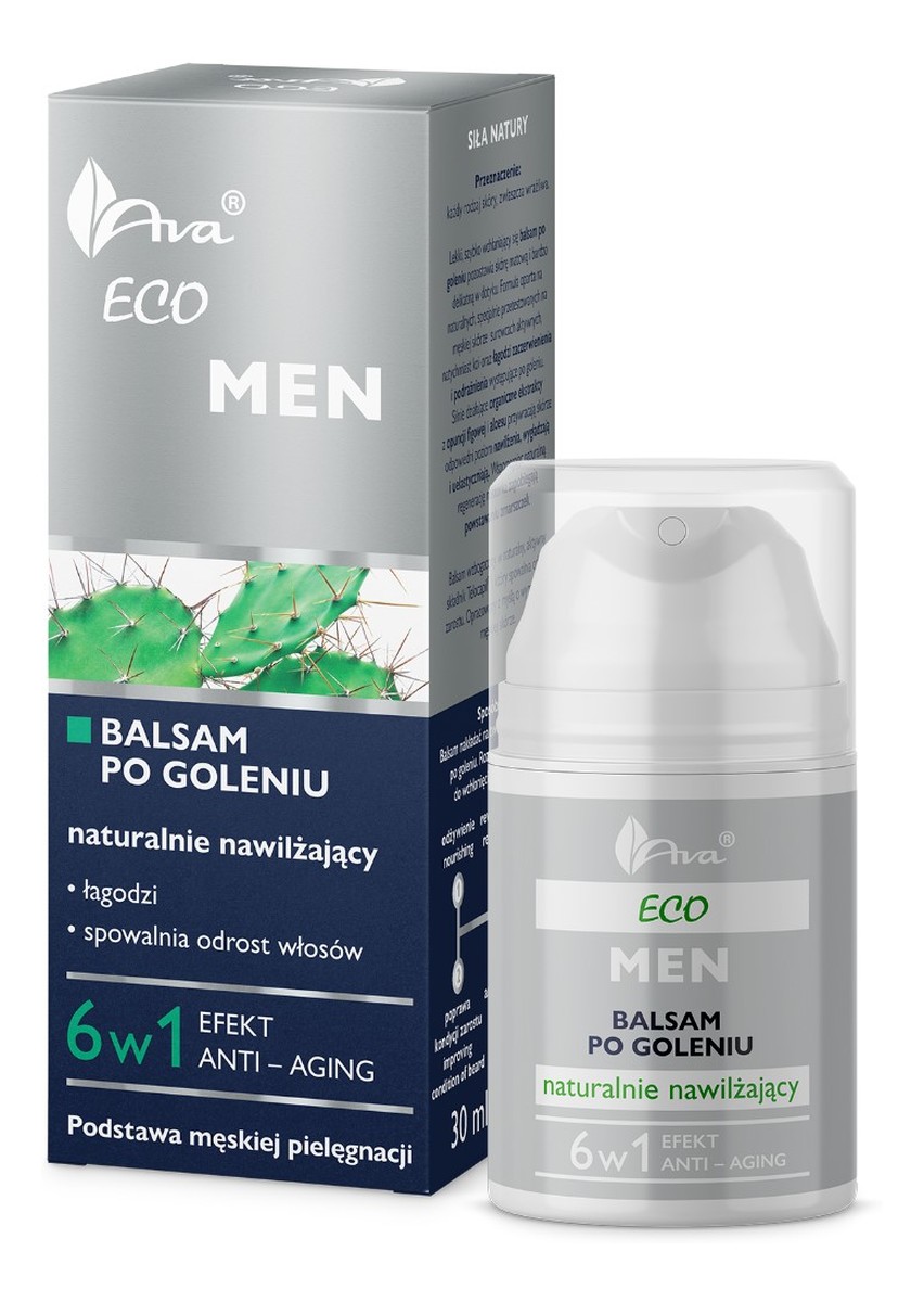 Eco Men balsam po goleniu naturalnie nawilżający dla mężczyzn