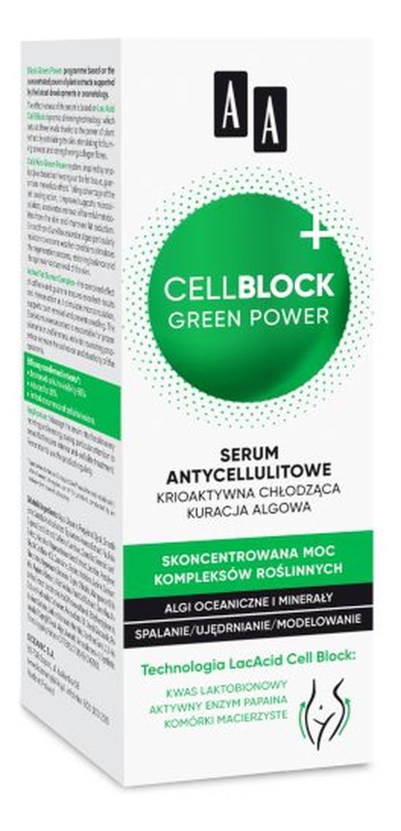Cell Block Green Power Serum antycellulitowe x 3 (2+1 gratis)