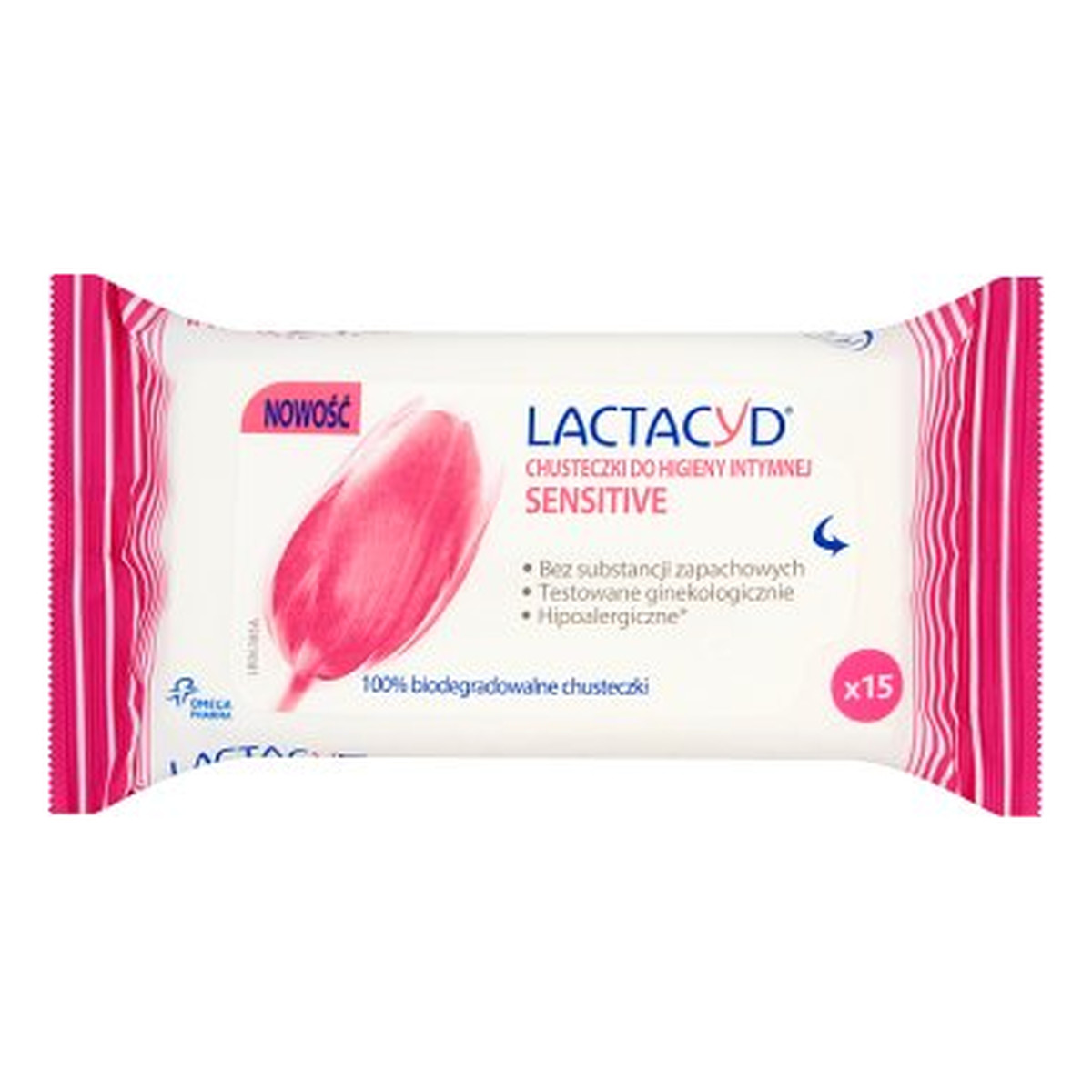 Lactacyd Sensitive Chusteczki Do Higieny Intymnej 15szt.