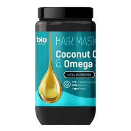 Bio naturell coconut oil & omega 3 maska do włosów