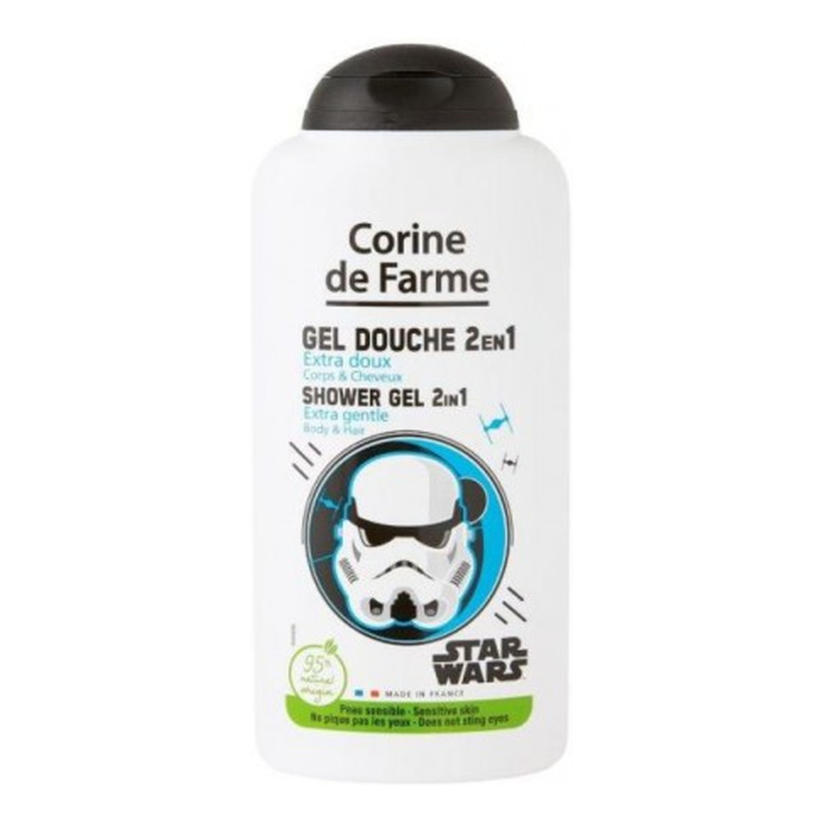 Corine De Farme Force Star Wars Rewitalizujący Szampon i Żel Pod Prysznic 2w1 250ml