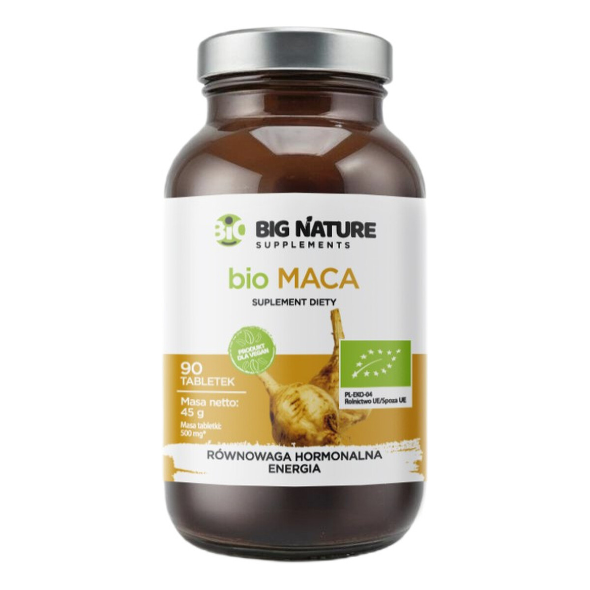 Big Nature Bio maca suplement diety 90 tabletek