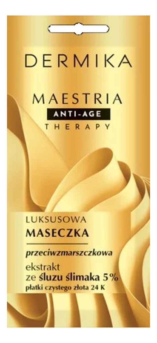 luksusowa maseczka przeciwzmarszczkowa-ekstrakt ze śluzu ślimaka 5%