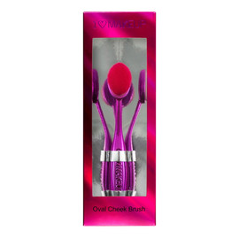 Oval Cheek Brush pędzel kosmetyczny różowy