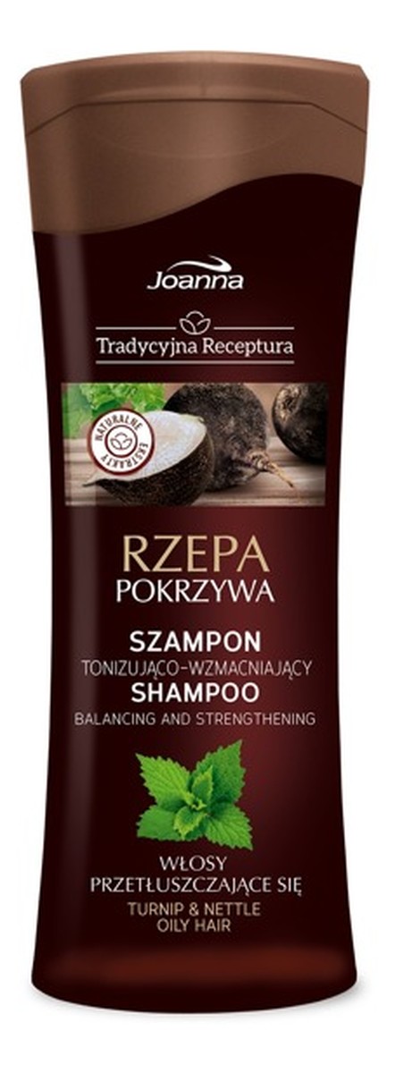 Szampon do włosów wzmacniający Rzepa i Pokrzywa