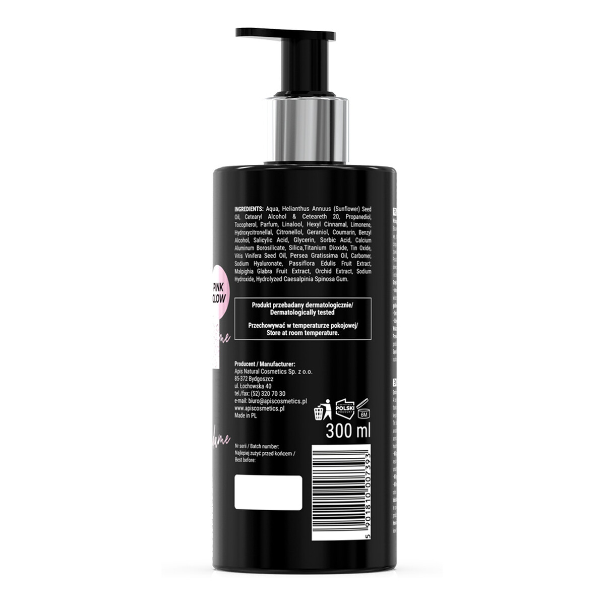 Apis Rose Madame Balsam do ciała rozświetlający 300ml