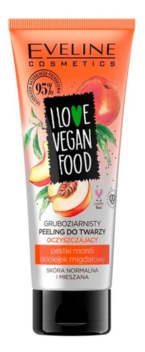 GRUBOZIARNISTY PEELING DO TWARZY PESTKI z MORELĄ i OLEJKIEM MIGDAŁOWYM