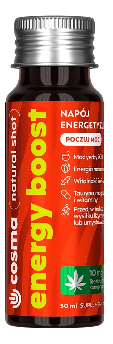 Energy Boost naturalny shot energetyzujący