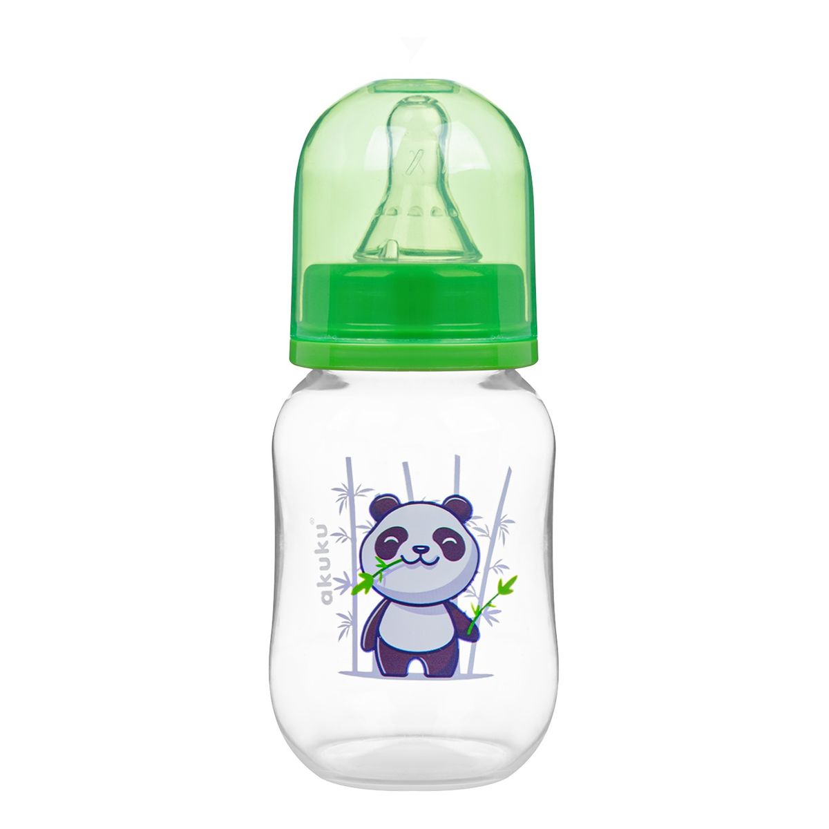 Akuku Butelka do karmienia niemowląt-miś panda 125ml