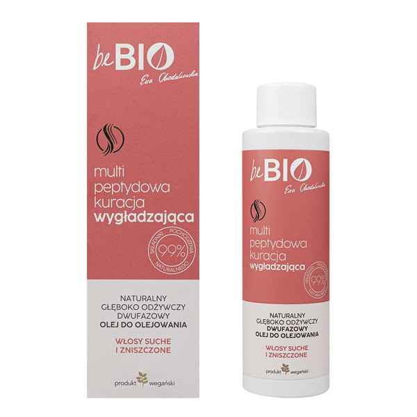 Be Bio Ewa Chodakowska Naturalny głęboko odżywczy dwufazowy olej do olejowania włosów z bio-peptydami 100ml