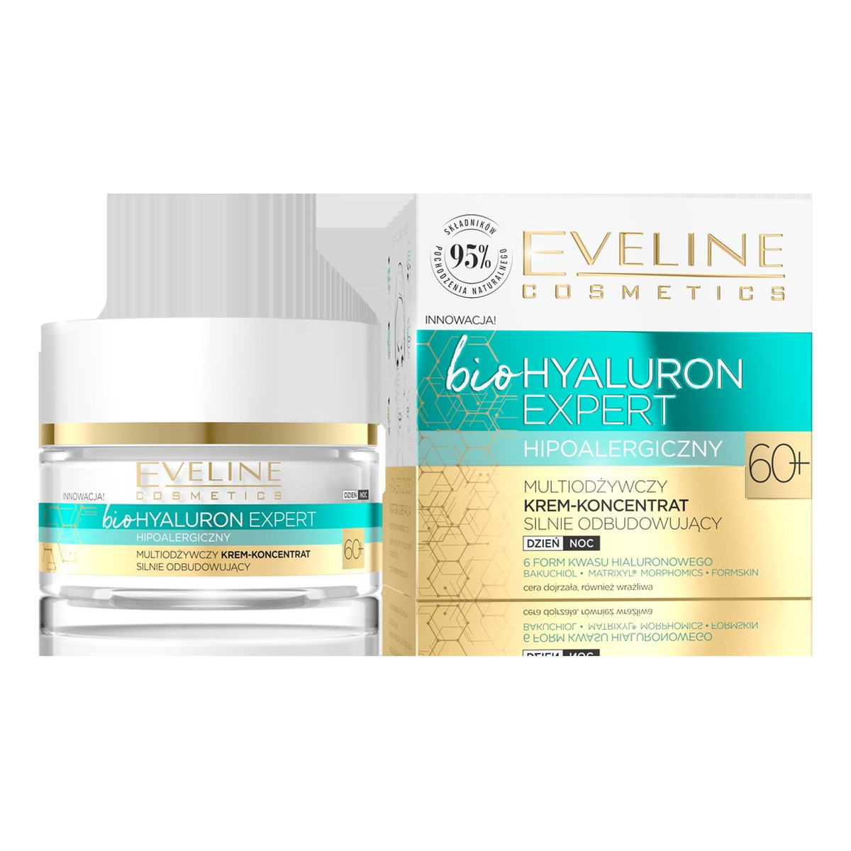 Eveline Bio Hyaluron Expert Krem koncentrat 60+ 50ml