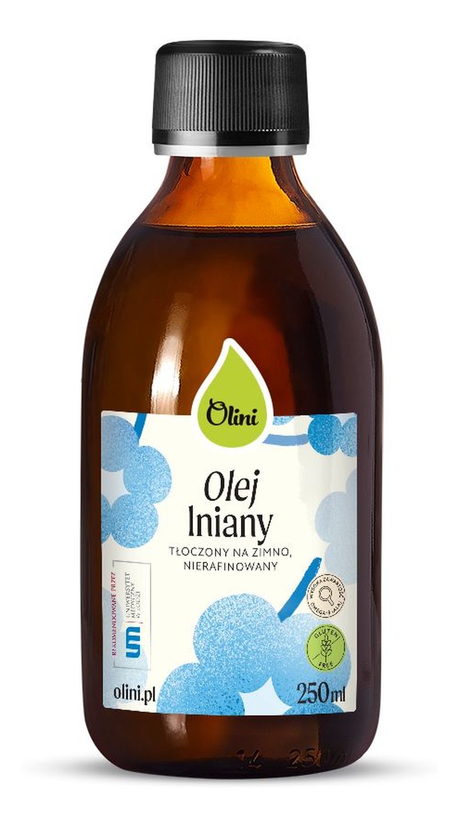Olej lniany tłoczony na zimno z polskich ziaren