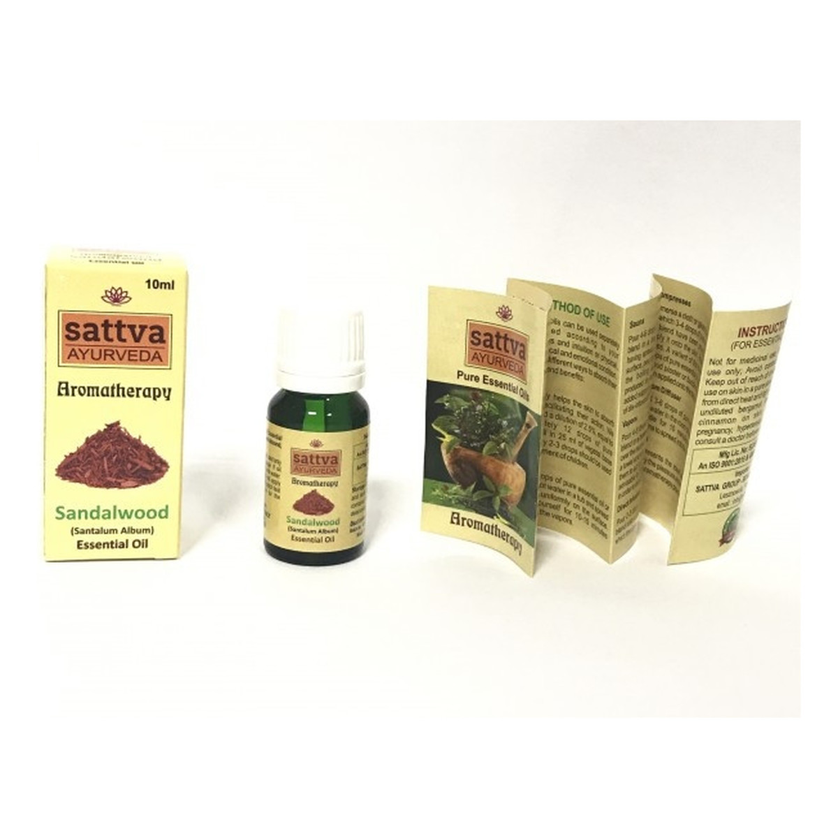 Sattva Aromatherapy Essential Oil Aromatherapy Olejek eteryczny sandałowy 10ml
