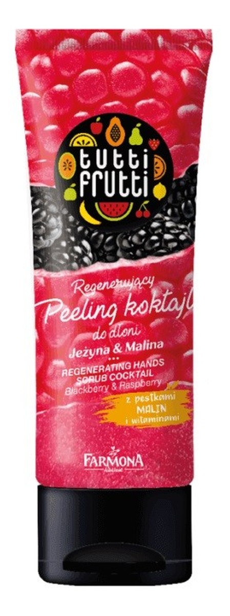 Regenerujący Peeling koktajl do dłoni Jeżyna & Malina