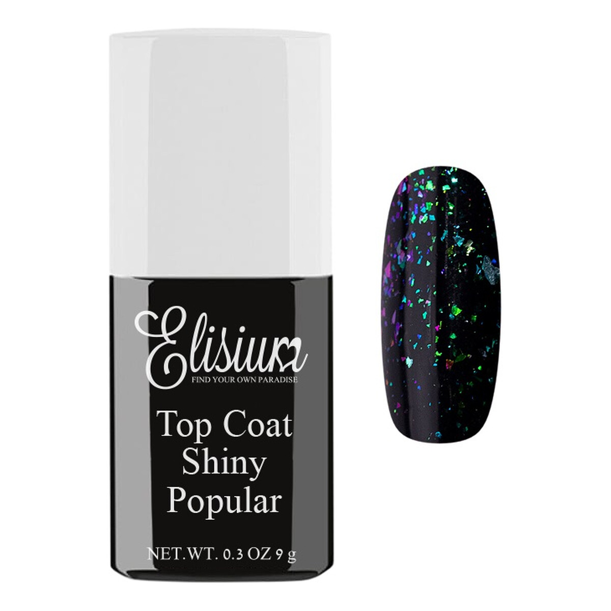 Elisium Top Coat Shiny Top do lakieru hybrydowego Popular 8ml