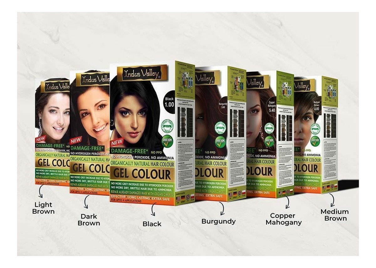 Żelowa farba do włosów