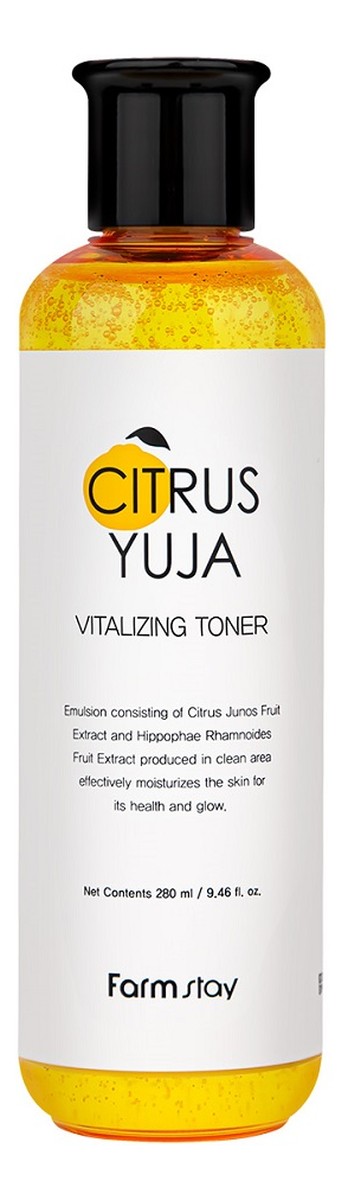 Citrus yuja rewitalizujący toner do twarzy