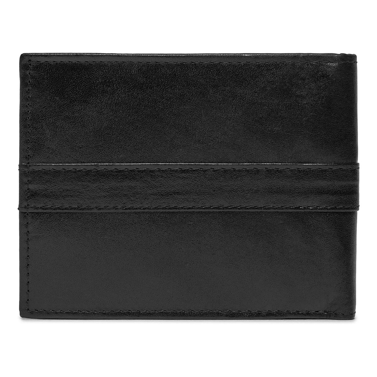 Semi Line Duży Portfel Męski P8265-0 Czarny