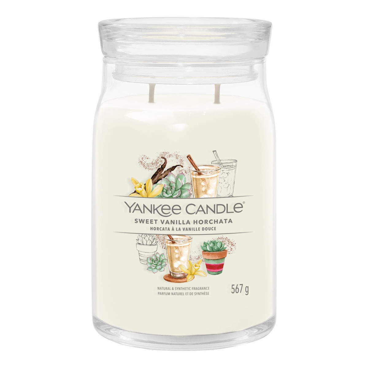 Yankee Candle Świeca zapachowa Sweet Vanilla Horchata 567g