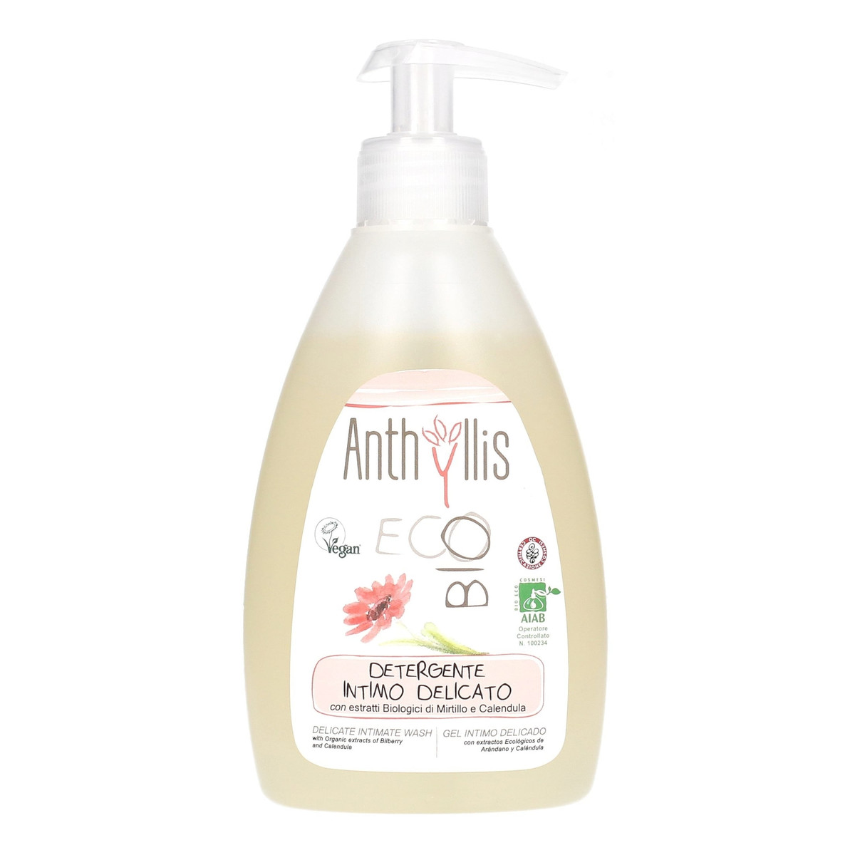 Anthyllis Eco Ekologiczny płyn do higieny intymnej z wyciągiem z borówki i nagietka 300ml
