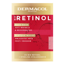 Bio retinol face mask przeciwzmarszczkowa maska do twarzy