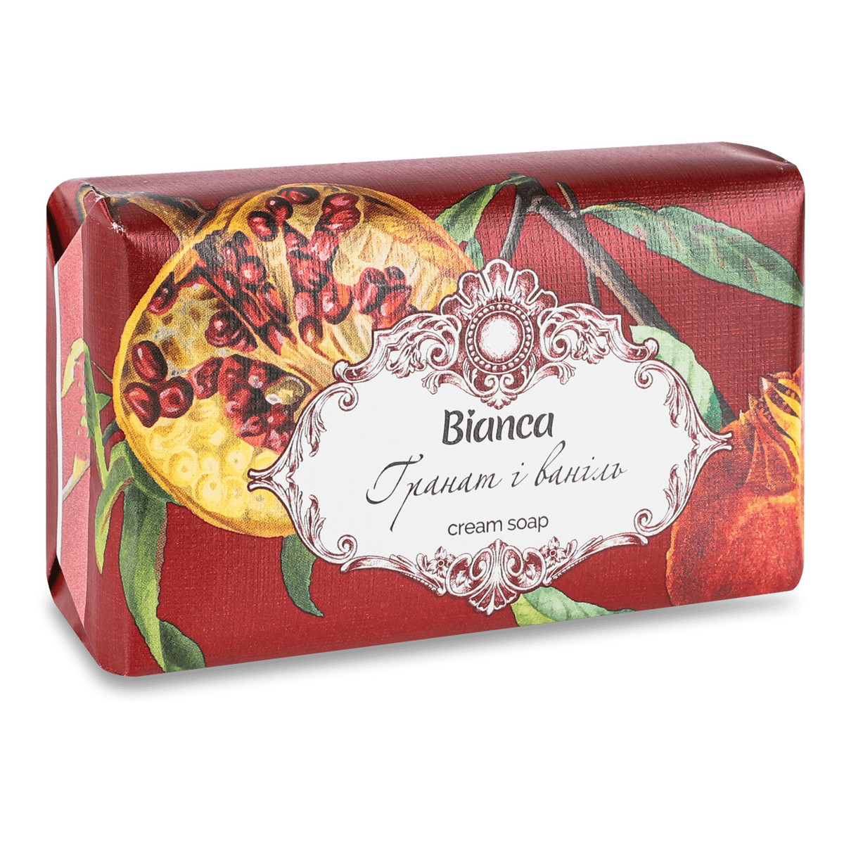 Bianca Mydło kremowe Granat i Wanilia 200g