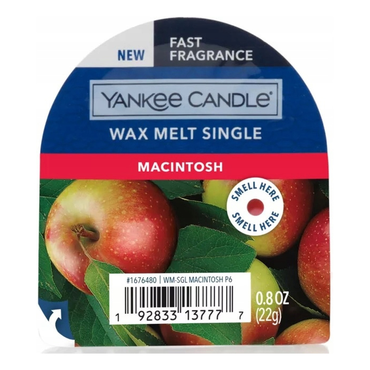 Yankee Candle Wosk zapachowy Macintosh 22g